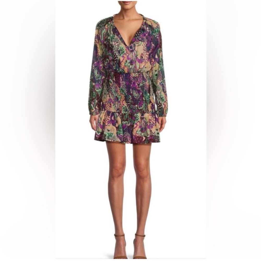 A.L.C. Silk Long Sleeve Dress